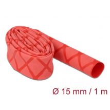 Delock Kutisteletku X-kuvio, liukumaton, 1 m x 15 mm, punainen