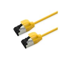 Cat 8.1 U/FTP SLIM ethernetkaapeli 0,30 m, keltainen