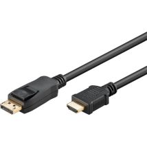 Displayport - HDMI kaapeli 4K 60Hz 1m
