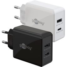 USB-C™ PD -kaksoispikalaturi (30 W), musta