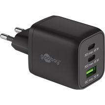 USB-C™ PD GaN -moniporttipikalaturi Nano (65 W), musta