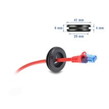 Delock kuminen kaapeliholkki pyöreä Ø 32 mm musta 1 kpl