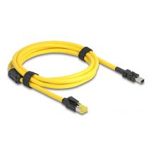 Ethernetkaapeli RJ45 Cat.6 - Mini I/O 8-pin D-muotoinen tyypin 2 pistoke 5m