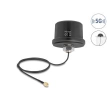 Delock 5G LTE GNSS WiFi 6 SMA plug 1.9 - 3.3 dBi monisuuntainen ulkoantenni