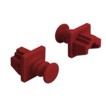 Delock RJ45 pölysuoja punainen 10kpl