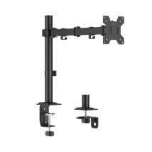 Monitoriteline, 17–32", enint. 10 kg, varren pituus 376 mm, teräs, musta