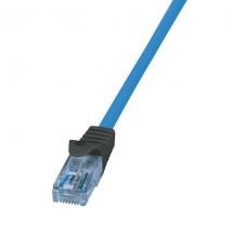 Ethernetkaapeli Premium, Cat.6A, U/UTP, 10G/PoE/HDBT, sininen, 50 m