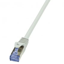Ethernetkaapeli CAT 6A S/FTP (PiMF), 500 MHz, harmaa 40m