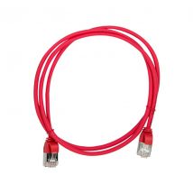 Ethernetkaapeli 3,8mm Ultraflex Cat.6A U/FTP punainen 5m
