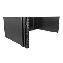 Delock 19″ seinäteline 4U taitettava musta