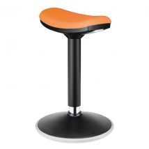 Ergonominen Istu-/seisoma-/pyörivä jakkara, korkeussäädettävä 56–82 cm