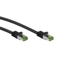 Goobay Cat 8.1 S/FTP LSZH  kaapeli 1 m, musta