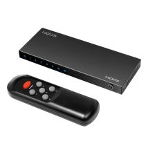 HDMI-kytkin, 5x1-porttia, 4K/60 Hz, HDCP, HDR, CEC, RC