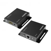 HDMI-extender lähiverkon yli, 70 m, 4K/60 Hz, EDID, HDR, HDCP, POC, IR