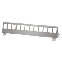 DIN-kiskosovitin 12x keystone-moduulille, metallia