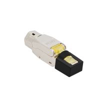 Cat.8.1 RJ45 suojattu pikaliitin, extra lyhyt