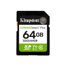 Kingston Canvas Select Plus Gen3 64GB SDXC 100R CL10 U1