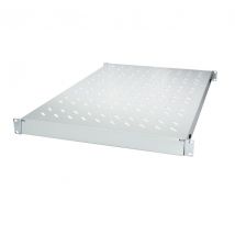 Säädettävä hylly 19" kaappeihin joiden syvyys 800 mm, harmaa