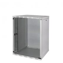 Seinäkaappi 19" SOHO 15U, 540x550 mm harmaa