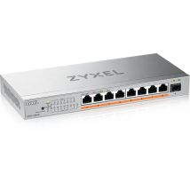 Zyxel XMG-108 8-port PoE++ 2.5G + 1x10G SFP+ kytkin